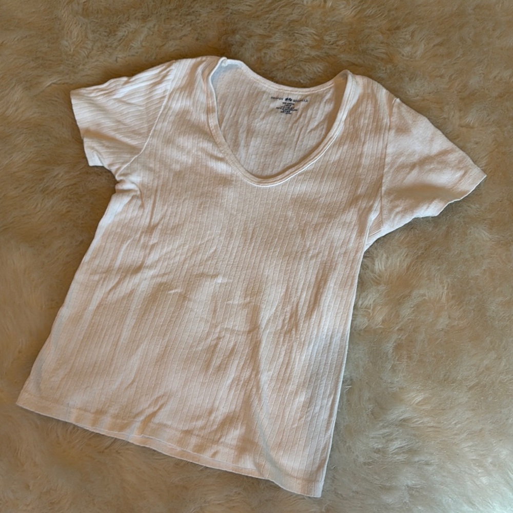 Brandy Melville Ribbed Women's V-Neck